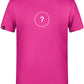 Unisex Mens Basic T-Shirt - Pink - incl. Print