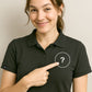 Ladies Polo Shirt - Schwarz - incl. Print