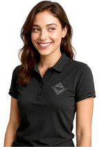 Hands PW ― Ladies Polo Shirt - Schwarz