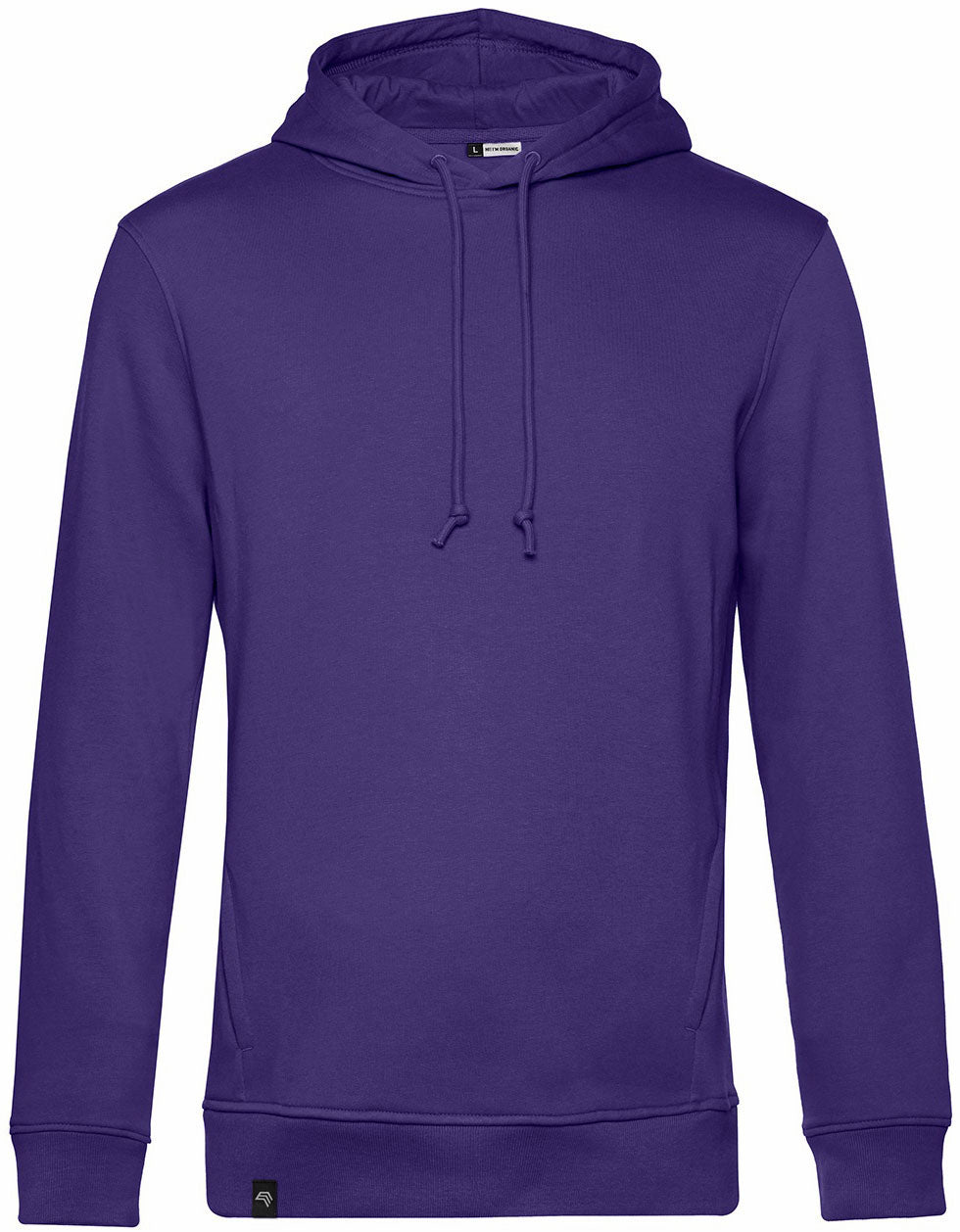 BAC U33B – Soft Men's Organic Cotton Hoodie - Violet Purple