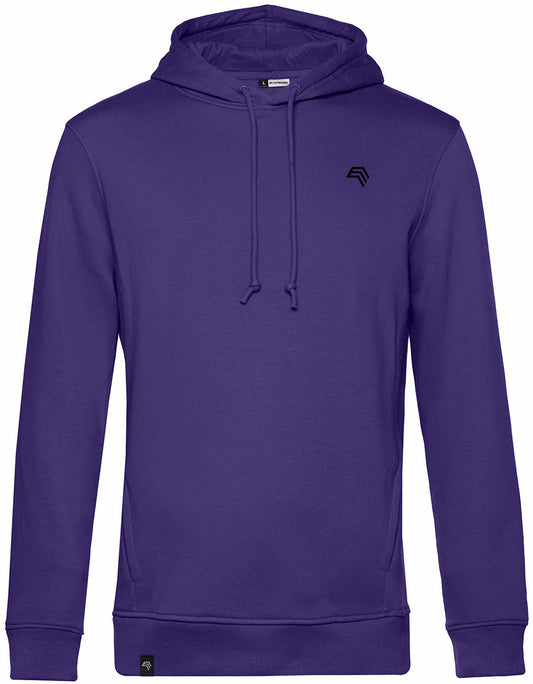 BAC U33B ― Weicher Herren Bio-Baumwolle Hoodie - Violett Purple Lila