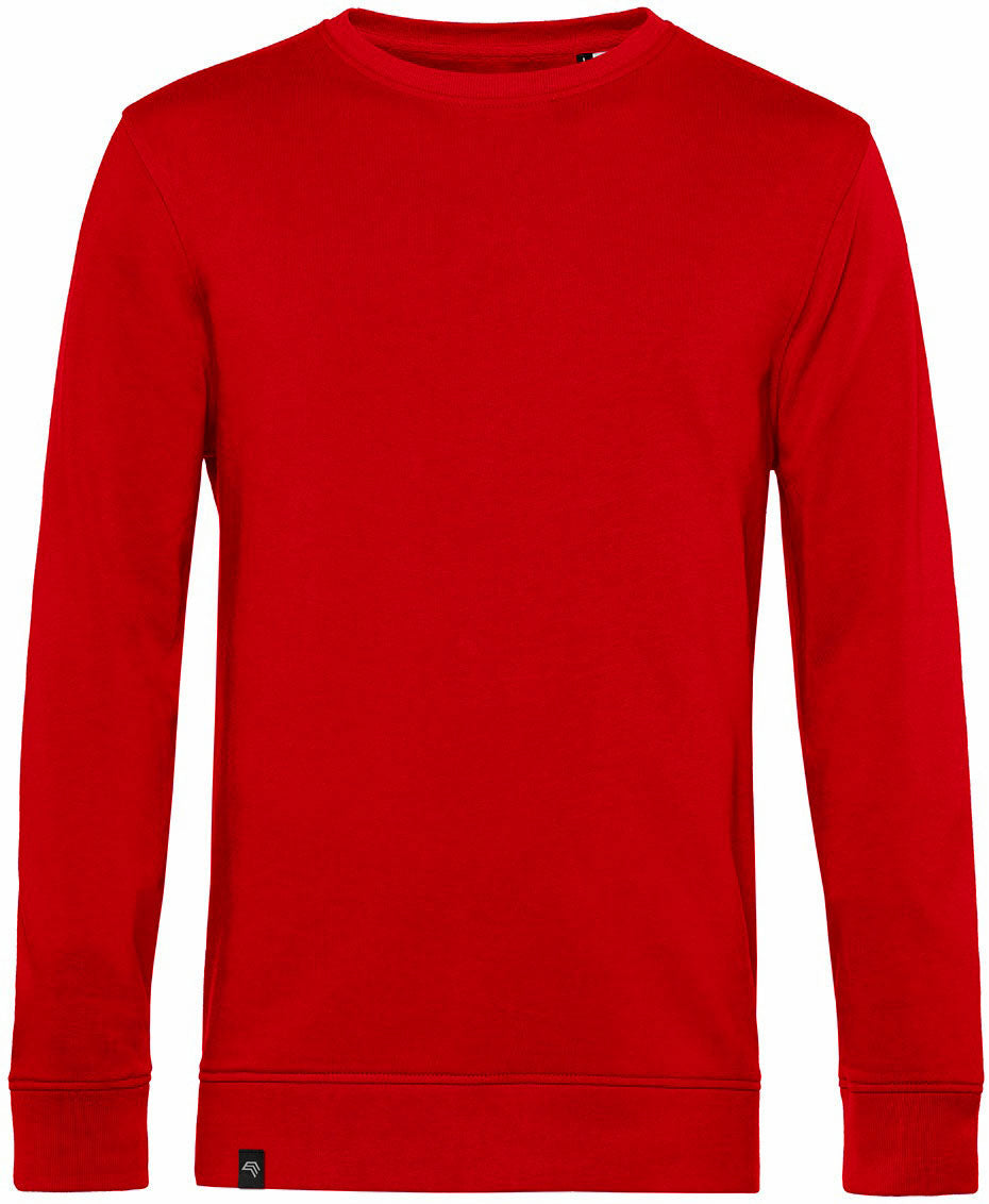 BAC U31B ― Weiches Unisex Bio-Baumwolle Sweatshirt - Rot