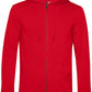 BAC U35B ― Weiche Kapuzen-Sweatjacke mit Bio-Baumwolle - Rot