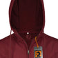 MMT 0910 ― Material-Mix Sweat Jacket - Burgundy Rot