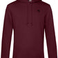 BAC U33B ― Weicher Herren Bio-Baumwolle Hoodie - Burgundy Bordeaux Rot