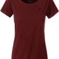 JAN 8007 ― Damen Bio-Baumwolle T-Shirt - Braun Wein Rot