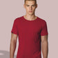 BAC TM046 ― Unisex Bio-Baumwolle Flammgarn T-Shirt - Schwarz Grau