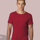 ― % ― BAC TM046 ― Herren Bio-Baumwolle Flammgarn T-Shirt - Weiß [L]