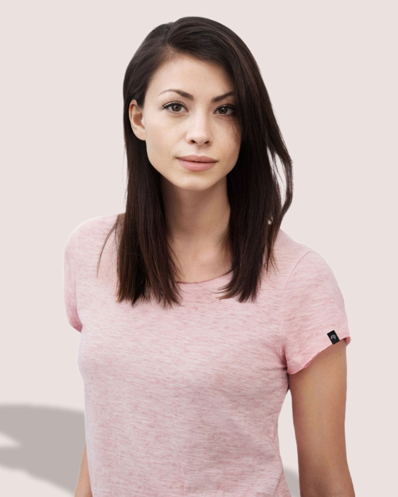 ― % ― JAN 8015 ― Damen Bio-Baumwolle Flammgarn T-Shirt - Denim Blau [S / L]