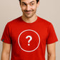Unisex Mens Basic T-Shirt - Rot - incl. Print