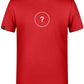 Unisex Mens Basic T-Shirt - Rot - incl. Print