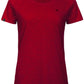 ― % ― Auslaufartikel ― BAC TW047/ ― Women's Bio-Baumwolle Flammgarn T-Shirt - Rot [M]