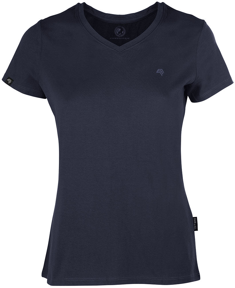 RMH T202/ ― Damen Luxury Bio-Baumwolle V-Neck T-Shirt