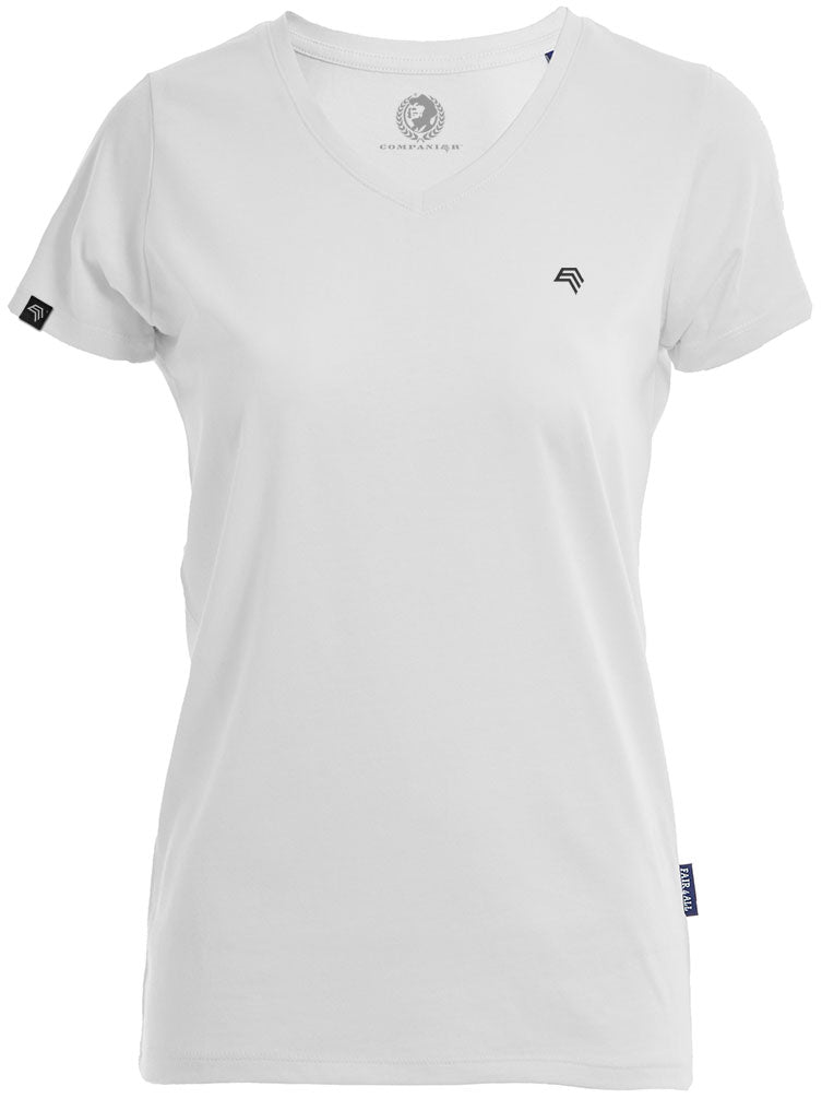 RMH T202/ ― Damen Luxury Bio-Baumwolle V-Neck T-Shirt