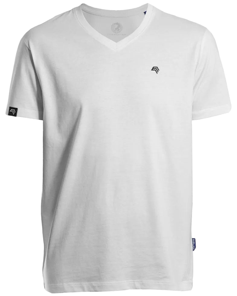 RMH VM21 ― Herren Luxury Bio-Baumwolle V-Neck T-Shirt