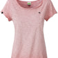 Auslaufartikel ― JAN 8015 ― Damen Bio-Baumwolle Flammgarn T-Shirt - Soft Pink