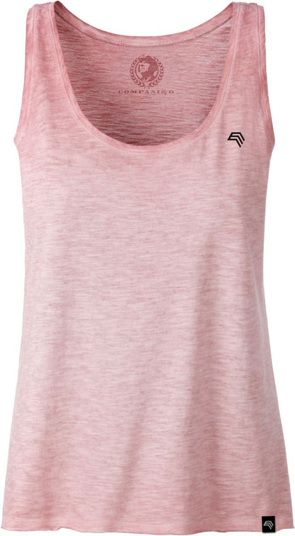 Auslaufartikel ― JAN 8017 ― Damen Bio-Baumwolle Flammgarn Tank Top - Soft Pink