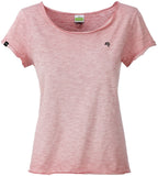 Auslaufartikel ― JAN 8015 ― Damen Bio-Baumwolle Flammgarn T-Shirt - Soft Pink