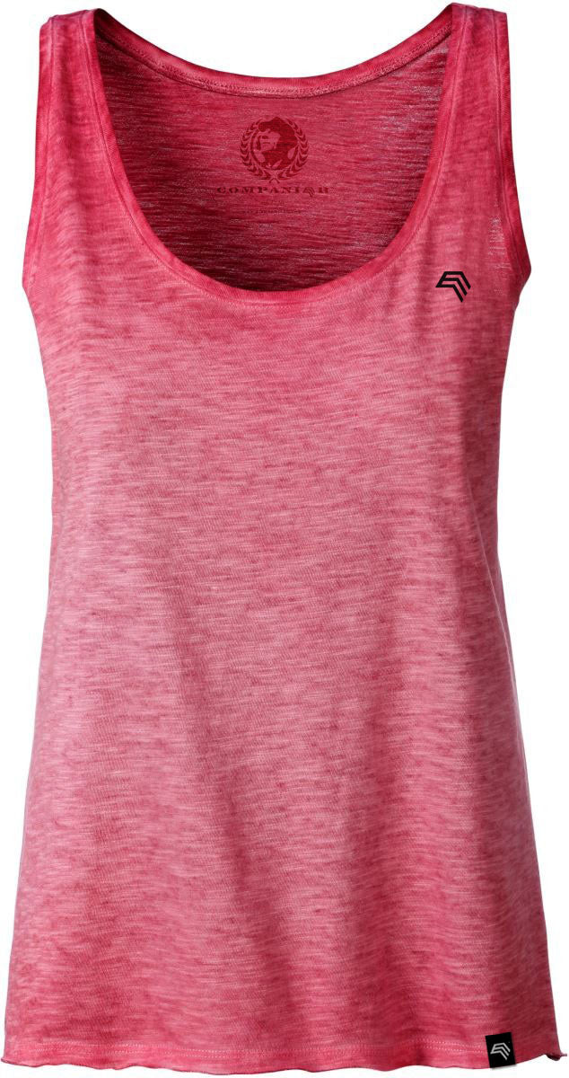 Auslaufartikel ― JAN 8017 ― Damen Bio-Baumwolle Flammgarn Tank Top - Chili Rot