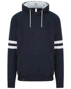 ― % ― SDJ 301H ― Stripy Sleeve Hoodie Sweatshirt