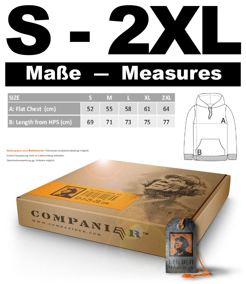 STW 0245 ― Eco Kapuzen-Sweatshirt mit doppelt gefütterter, schwerer Kapuze - Schwarz