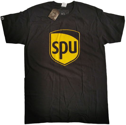 ― % ― Einzelstück ― SPU - Mens Basic T-Shirt ― Schwarz [L]