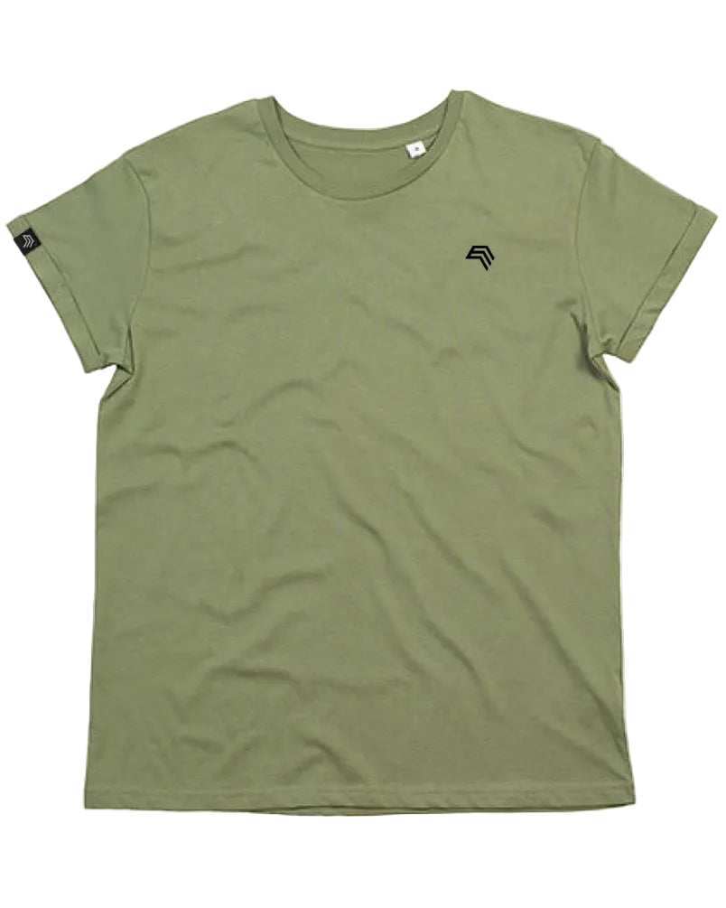 STM 080M ― Unisex Bio-Baumwolle Roll Sleeve T-Shirt