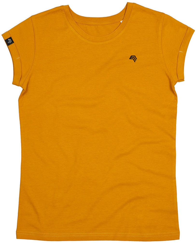 STM 180M ― Damen Bio-Baumwolle Roll Sleeve T-Shirt