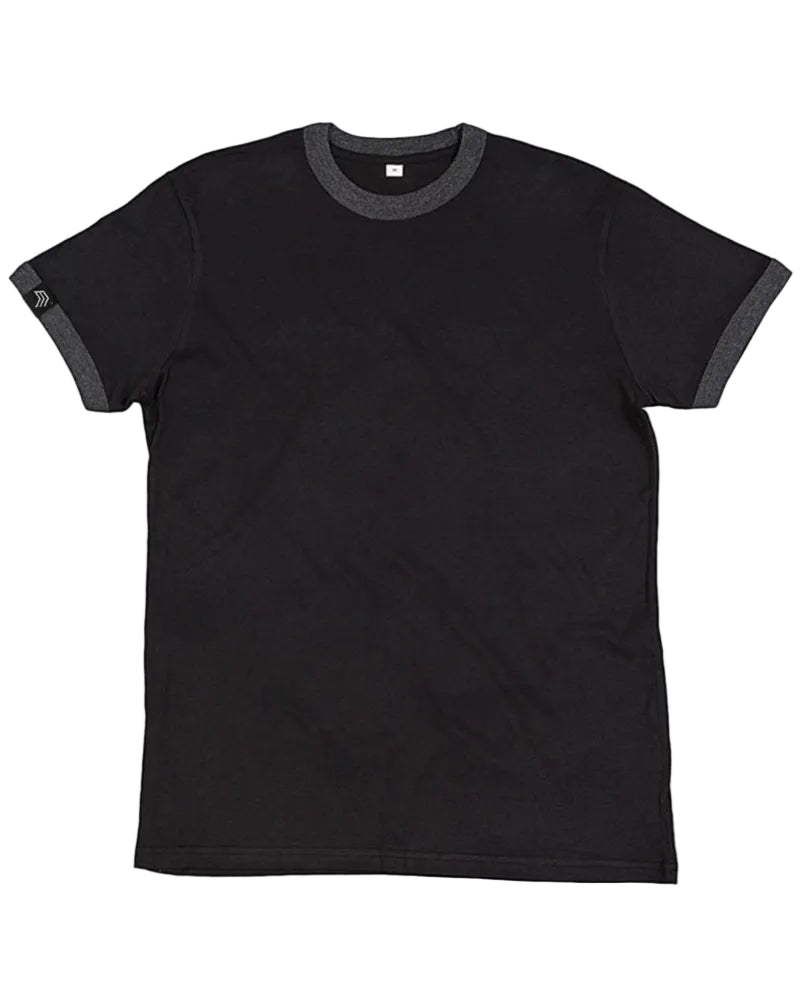 ― % ― STM 571M ― Peach Finish Retro Ringer Bio-Baumwolle T-Shirt