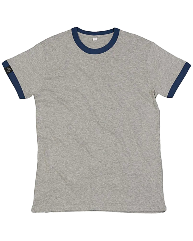 ― % ― STM 571M ― Peach Finish Retro Ringer Bio-Baumwolle T-Shirt