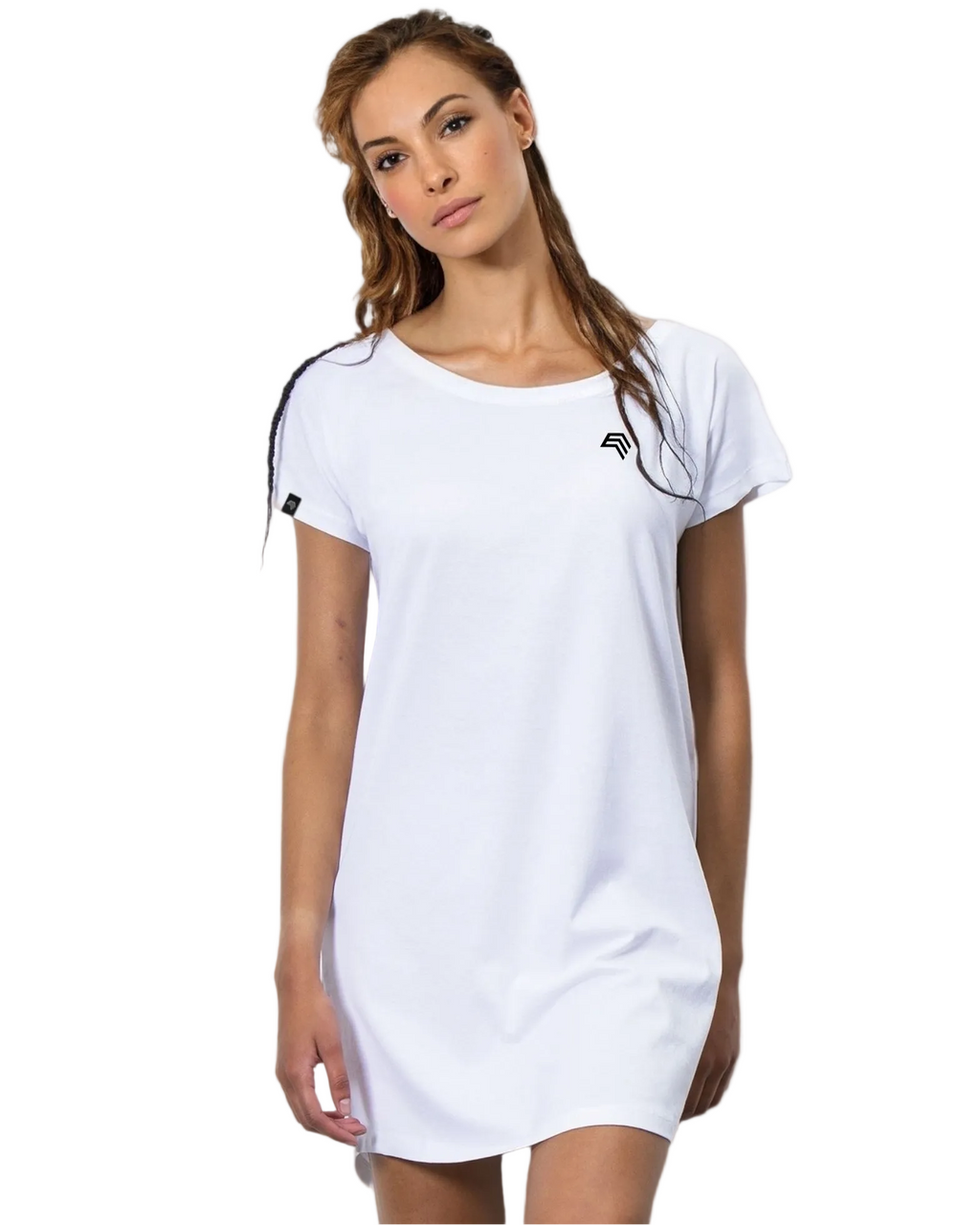 ― % ― STM 990M ― Damen Bio-Baumwolle T-Shirt Dress