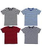 STM S019 ― Weiches Unisex Stripy Bio-Baumwolle T-Shirt