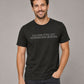 Ich kann total gut Mitmenschen umgehen ― Herren Unisex Statement T-Shirt – Schwarz