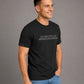 Ich kann total gut Mitmenschen umgehen ― Herren Unisex Statement T-Shirt – Schwarz