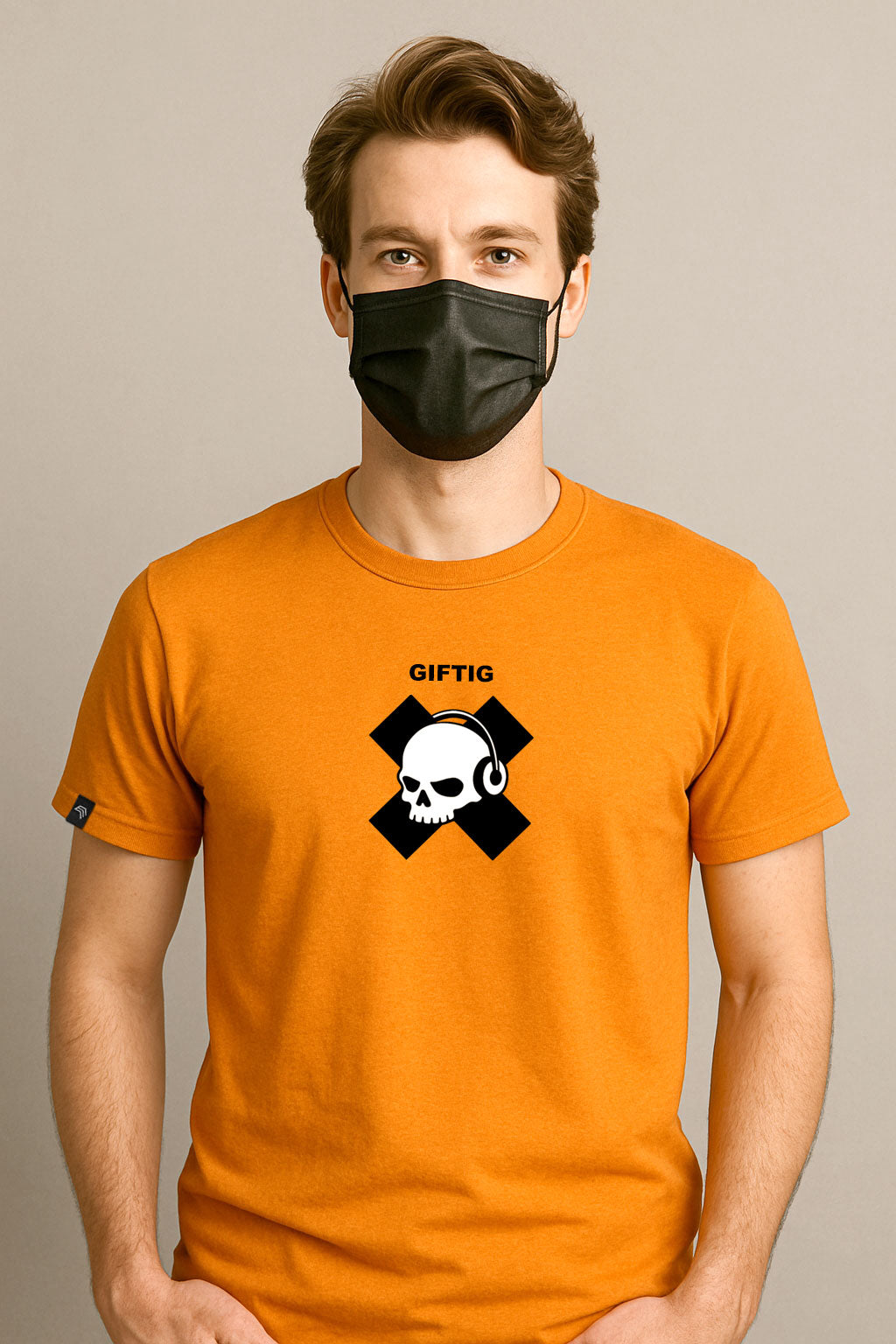 Giftig ― Herren Gefahrstoff T-Shirt – Orange