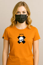 Giftig ― Damen Gefahrstoff-Girlie T-Shirt – Orange