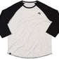 MTS M088 ― Bi-Color Baseball Peach-finish Longsleeve T-Shirt - Weiß / Schwarz