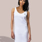 ― % ― MTS M116/ ― Women's Bio-Baumwolle Curved Dress Tank Top - Weiß [XL]