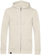 BAC U35B — Soft Hooded Sweatshirt with Organic Cotton - Natural White
