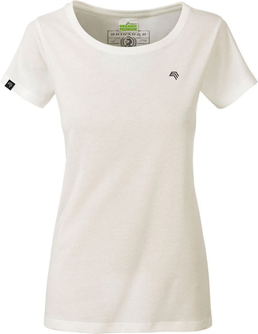 ― % ― JAN 8007/ ― Damen Bio-Baumwolle T-Shirt Organic - Natural Weiß [L]
