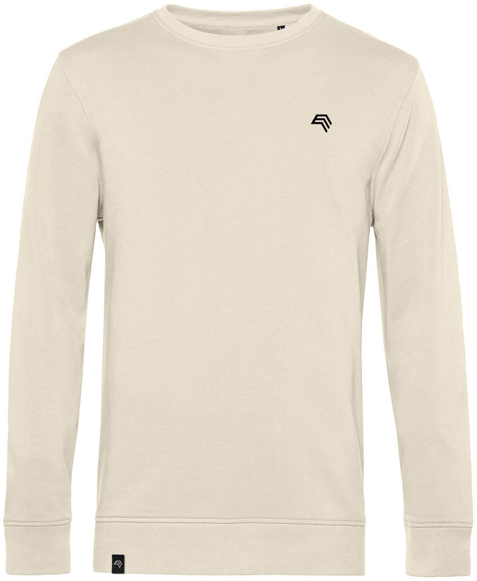 BAC U31B ― Soft Unisex Organic Cotton Sweatshirt - Natural White