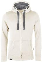 RMH 0701 — Heavy Bi-color Hoodie Sweat Jacket - Natural White