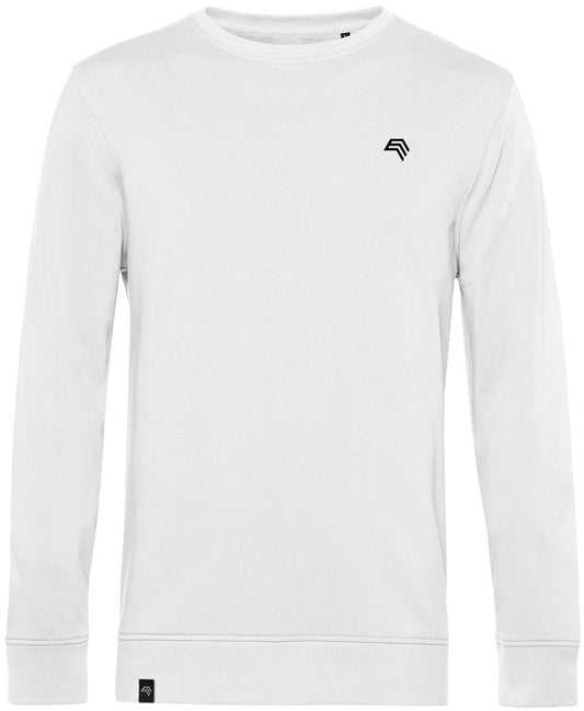 BAC U31B ― Weiches Unisex Bio-Baumwolle Sweatshirt - Weiß