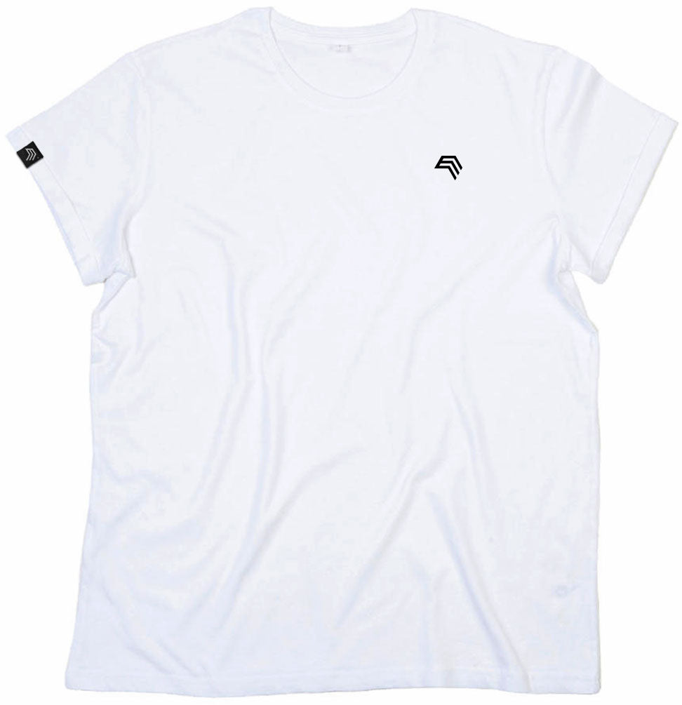 MTS M080 ― Unisex Organic Cotton Roll Sleeve T-Shirt - White