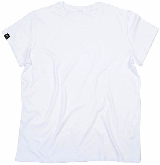 MTS M080 ― Unisex Bio-Baumwolle Roll Sleeve T-Shirt - Weiß