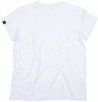 MTS M080 ― Unisex Organic Cotton Roll Sleeve T-Shirt - White