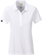 ― % ― JAN 8009/ ― Women's Organic Cotton Polo Shirt - White [2XL]
