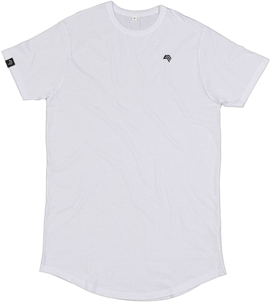 MTS M126 ― Extra-Long Organic Cotton Long Length T-Shirt - White