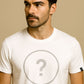Unisex Mens Basic T-Shirt - Weiß - incl. Print