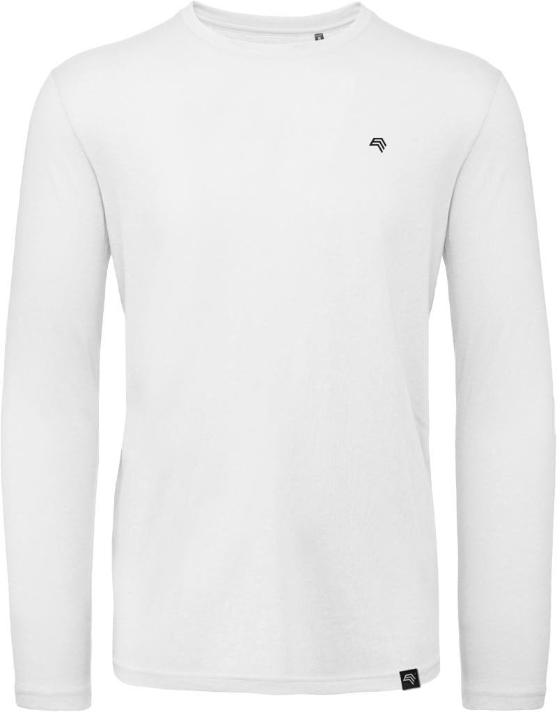 BAC TM070 - Unisex Organic Cotton Long-Sleeve T-Shirt - White